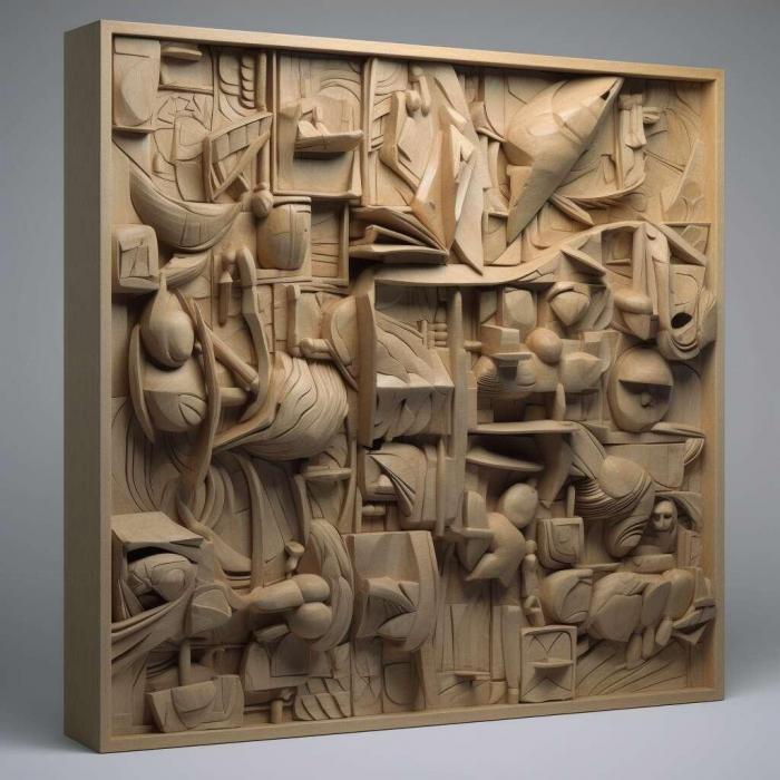 نموذج ثلاثي الأبعاد لآلة CNC 3D Art 